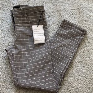 Forever 21 plaid skinny ankle pants